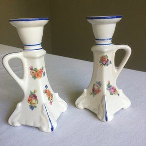 Pair Candle holder Vintage Made in Chzec